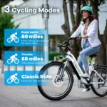 1000 Peak Electric Bike for Adults,up 80 Miles Removable Battery Ebike, 26" Electric E Bike with 7-Speed,Adult Electric Bicycles - Image 6