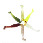10pcs Soft Luminous Fishing Lures Silicone Small Worm Lures Shaking Bait Luminous Bait Artificial Baits Carp Fishing Accessories - Image 4