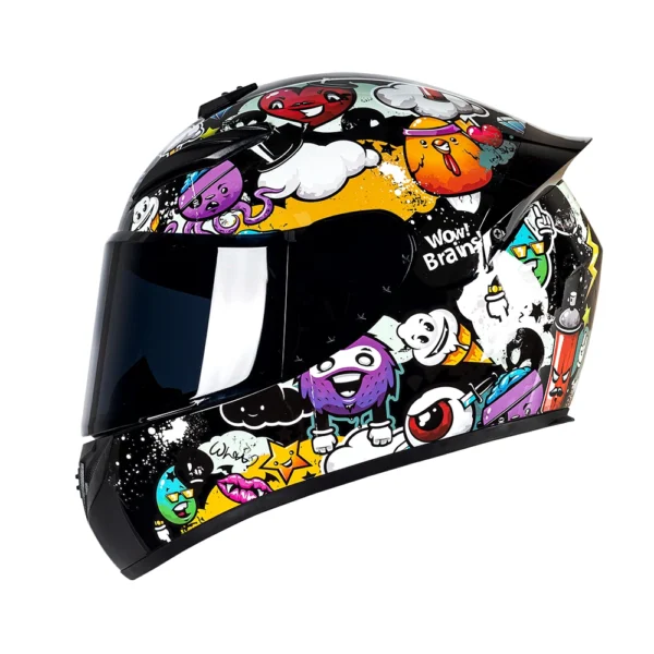 DOT Motorcycle Helmet cruise retro Motocross Full Face Helmet men and women four seasons Helmet riding Helmet Casco Capacete - Image 1