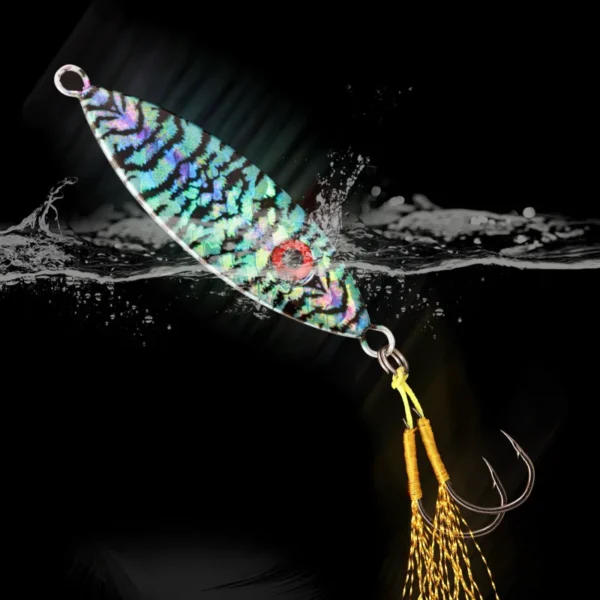 New Metal Cast Jig Lure 50g 8.2cm Fishing Lure Sinking Pencil Bait Slow Shaking Spoon Fish Saltwater Artificial Hard Bait Tackle - Image 3