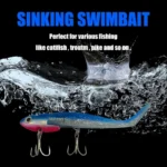 1Pc Soft Lure Vibration Jig Head Hooks T Tail 17.5g24g34.5g Artificial Bait for Perch Pike Bass Fishing Lure Sea Silicon Bait - Image 5