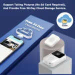 tuya Wireless smart video doorbell, 2.4G WiFi home security camera, 2-way audio, night vision, battery, secure home monitoring - Image 3