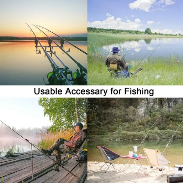 Plastic Fishing Bells Clips Fishing Rod Alarm with Dual Alert Bells Spiral Bells Fishing Bite Alarms Outdoor Night Rod Tip Clips - Image 6