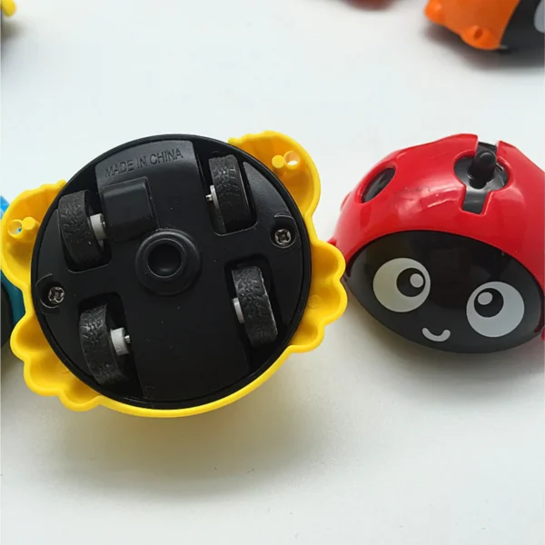 Cartoon Spinning Top Gyroscope Inertial Toy Car Gyro Stacked Rotate Mini Car Stunt Fancy Funny Gift Educational Toy for Children - Image 5