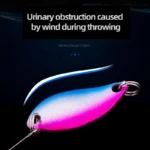 2.5g/3.5g/5g Spinner Spoon Fishing Lure Metal Single Hooks Scoop-Shaped Rotating Sequins Wobbler Treble Hook Bass Pesca Tackles - Image 2