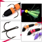Newest Mandula Polychrome Fishing Lure Soft Lures Foam Bait Swimbait Wobbler Bass Pike Lure Artificial Baits with 2 Treble Hooks - Image 6
