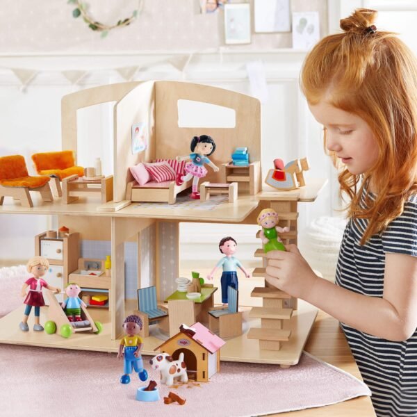 Little Friends Family Fun Dollhouse Bundle with Doghouse - Image 2