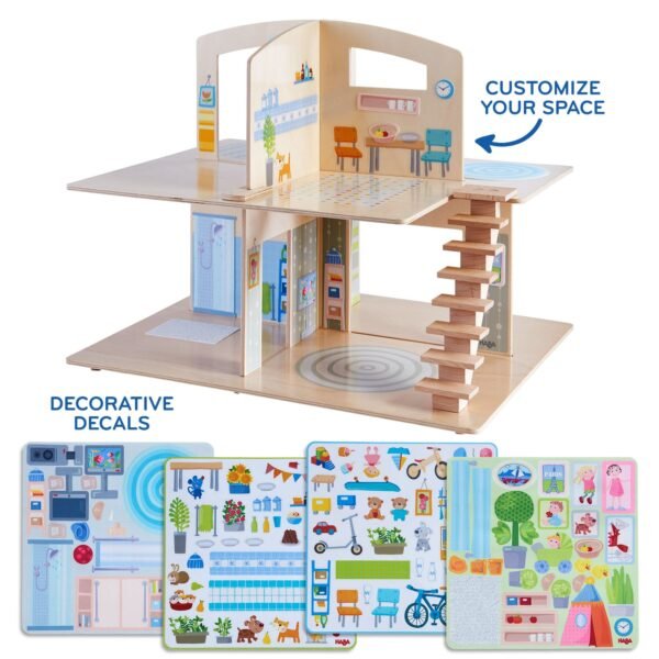 Little Friends Family Fun Dollhouse Bundle with Doghouse - Image 3