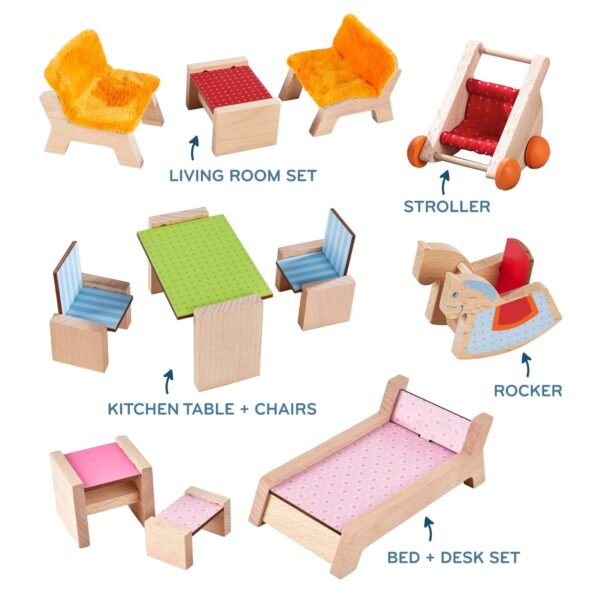 Little Friends Family Fun Dollhouse Bundle with Doghouse - Image 4