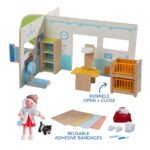 Little Friends Vet Clinic Play Set with Rebecca Doll - Image 3