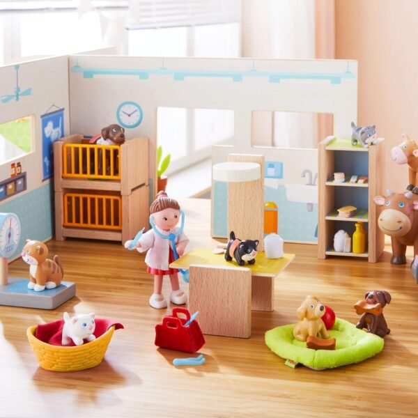 Little Friends Vet Clinic Play Set with Rebecca Doll - Image 2